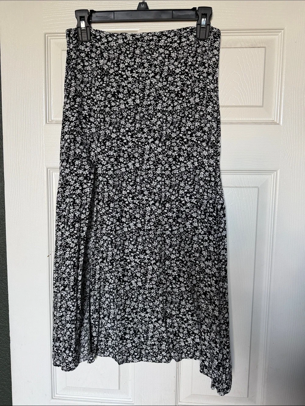 Floral midi skirt